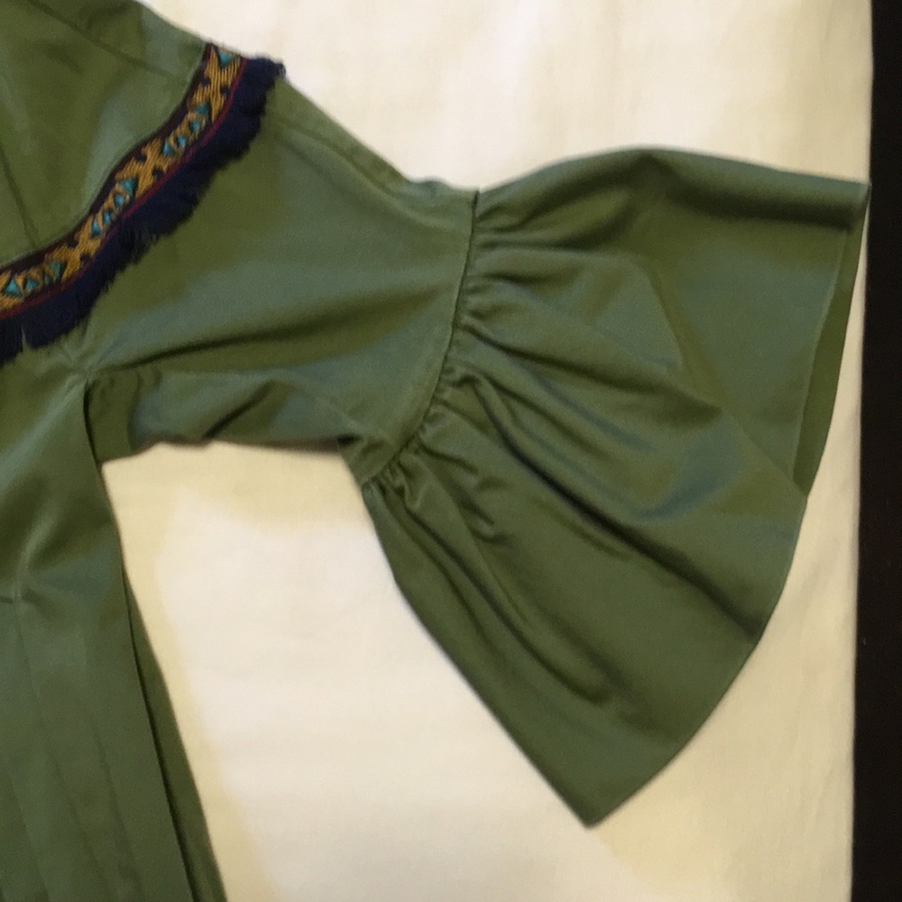 Zara Army Green Coat!  Size small - Picture 3 of 4